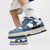 Denim Lace-Up Canvas Sneakers