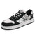 Black White Suede Low sneaker