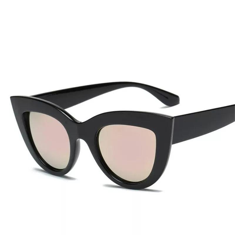 Retro Thick Cateye Sunglasses